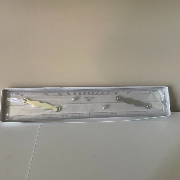 VINTAGE LINEX NAUTICAL RULER / INSTRUMENT A 618 ACRYL DENMARK MADE - Picture 2 of 12